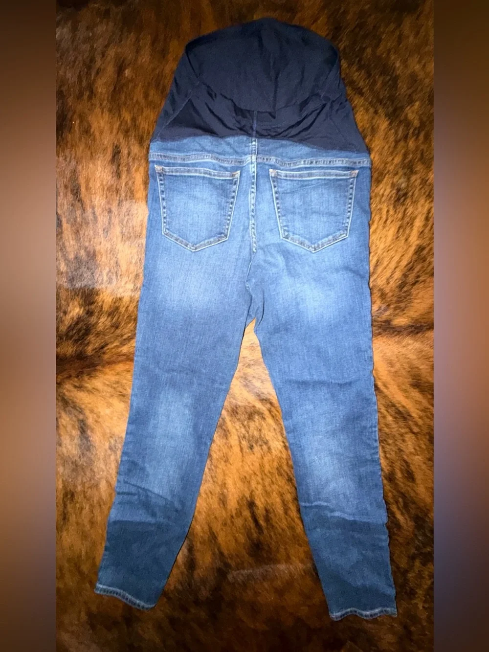 J.Crew Maternity Jeans Size 28 Over the Bump Skinny Stretch Denim